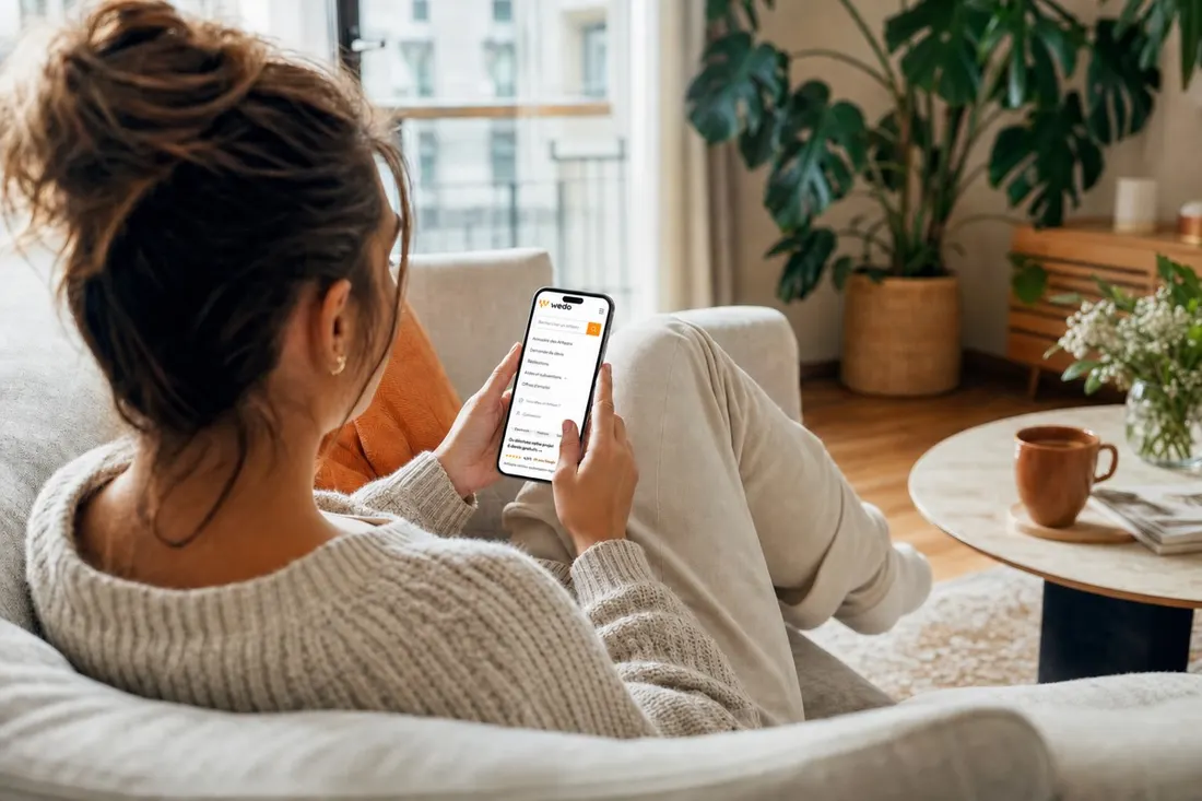 Demande de devis sur wedo.lu depuis un smartphone